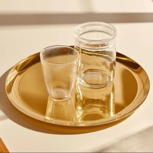 Hay Round Gold Serving Tray